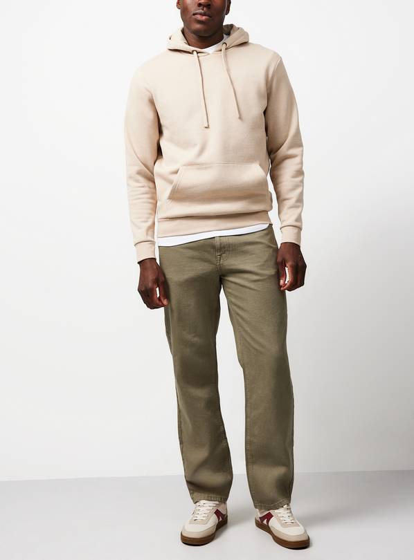 Light Green Straight Leg Jeans. 38L